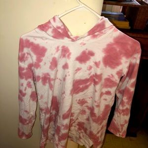 Pink camo hoodie